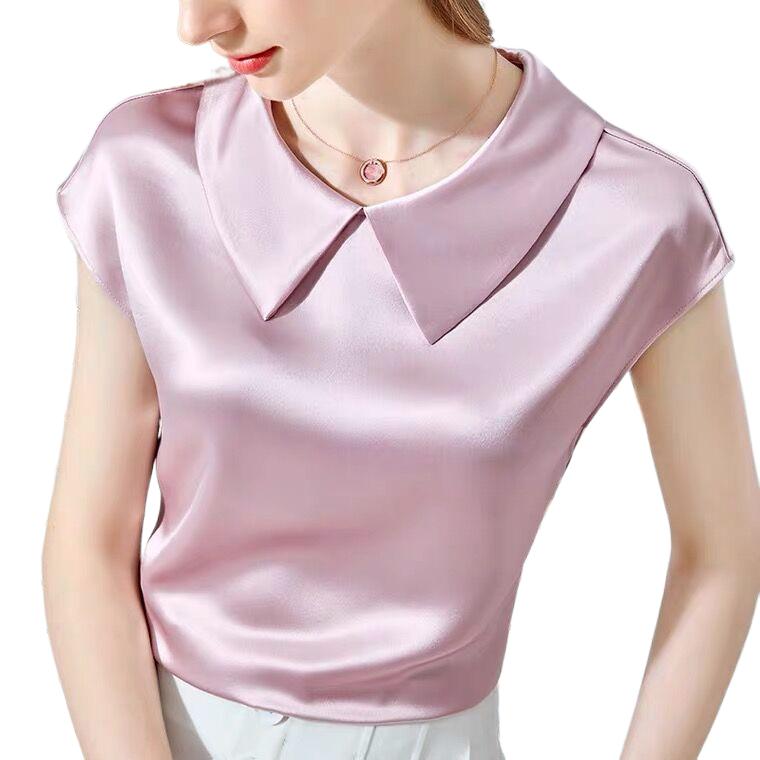 Pháp Thanh Lịch Đá Lụa Áo Sơ M - đánh giá và giá Silk Blouse